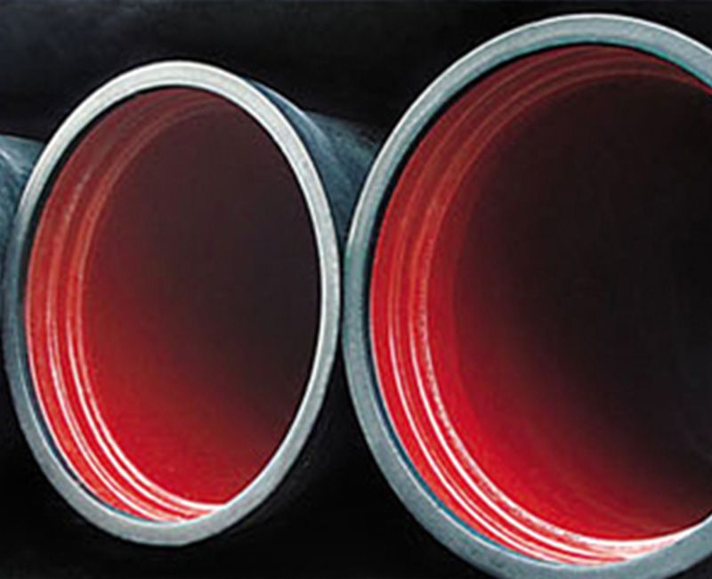 Lined epoxy resin ductile iron pipe